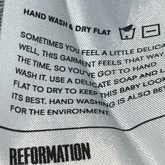 REFORMATION VINTAGE LEVI'S REPURPOSED LIGHT WASH RARE BACK SEAMS  MADE IN USA 25 - Picture 15 of 16